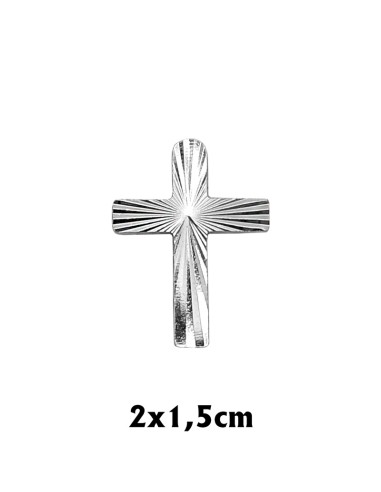 Cruz Sacerdote Alfiler Niquel Rayos...