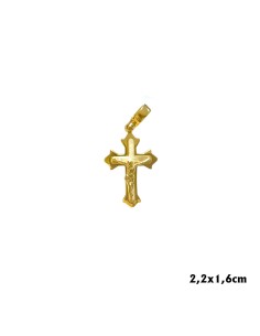 Cruz Plata Dorada 22X16mm...