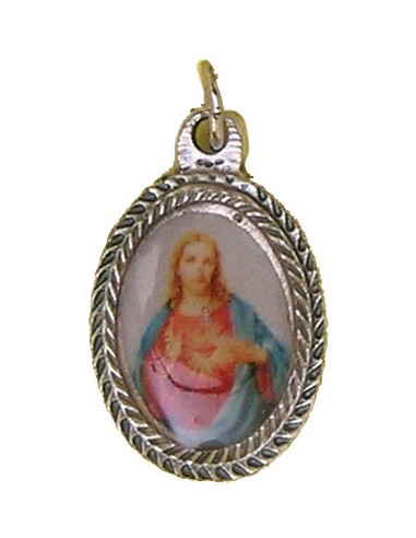 Medalla Plata 18mm Virgen Del Carmen