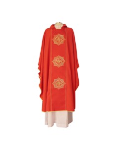 Casulla Bordada Tres Cruces...