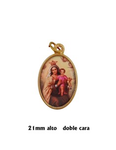Medalla Oval 21Mm Alto Foto...
