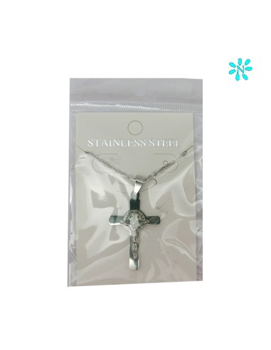 Cruz San Benito Acero 40X25mm Con...