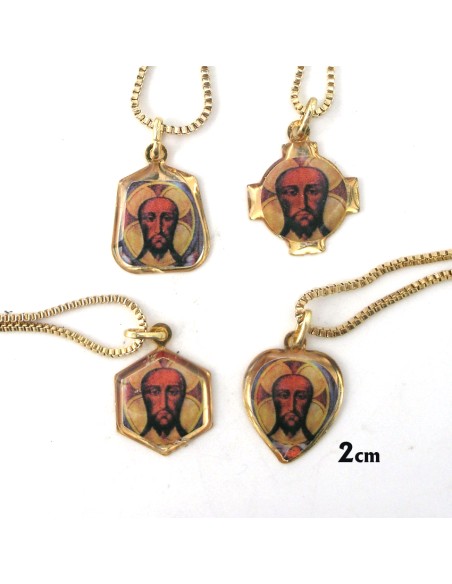 Rosario Nacar Irregular Perlado Rojo 7Mm Maria Con Strass