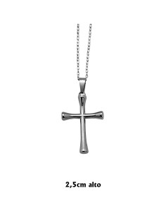 Cruz Acero 27X18mm Fina...