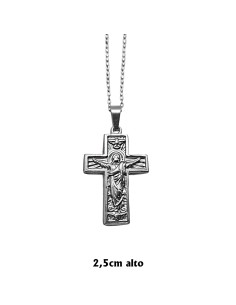 Cruz Acero 27X18mm Plana...