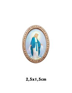 Pin Oval Dorado Con Borde...