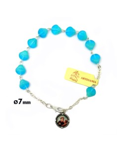 Brazalete Cristal Azul...