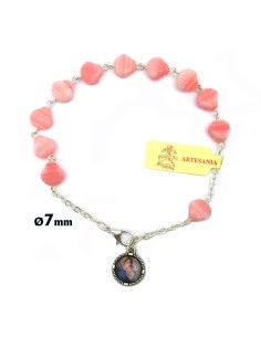 Brazalete Cristal Rosa...