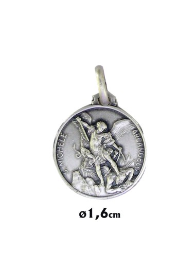 Medalla Plata 16Mm San Miguel Arcangel