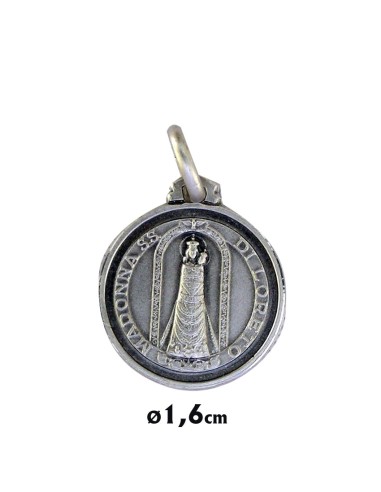 Medalla Plata 16Mm Virgen De Loreto