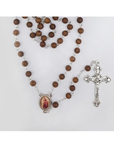 Rosario Madera Redondo 6mm Madera...