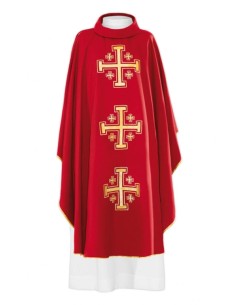 Casulla Bordada 3 Cruces De...