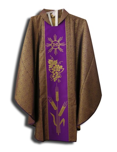 Casulla Estampada Tipo Damasco Con...