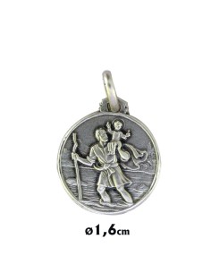 Medalla Plata 16Mm Rostro...