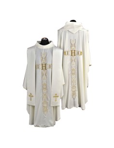 Casulla Bordada Cruz Larga...