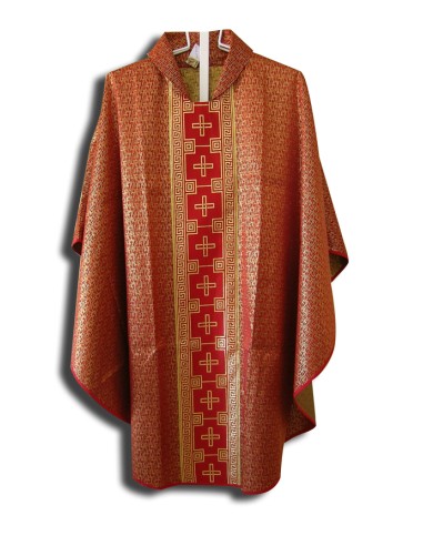 Casulla Estampada Tipo Damasco Con...