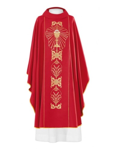 Casulla Bordada Caliz Forma Dentro...