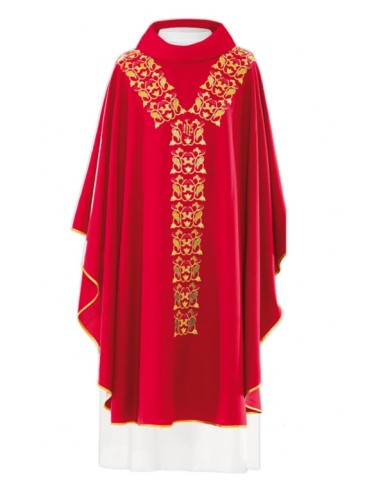 Casulla Bordada Uvas Con Ihs Al...