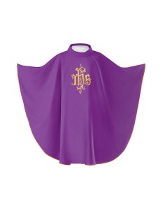 Casulla Bordada Jhs Con...