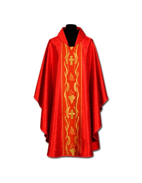 Rosario Cristal Forma Cubo 6X6mm Rojo