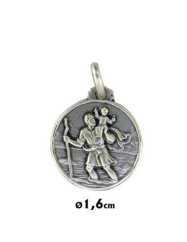 Medalla Plata 16Mm San Cristobal