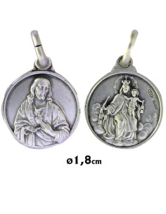 Medalla Plata 14Mm Virgen...