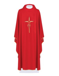 Casulla Bordada Jhs Con...