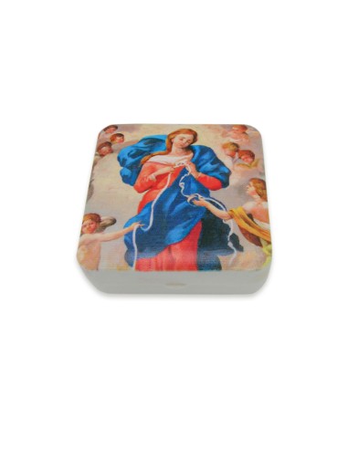 Rosario Madera Ovalado 6Mm Virgen...