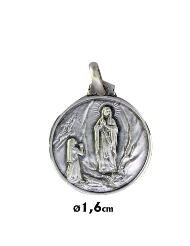 Medalla Plata 16Mm Virgen Milagrosa