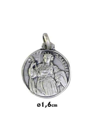 Medalla Plata 16Mm Santa Barbara