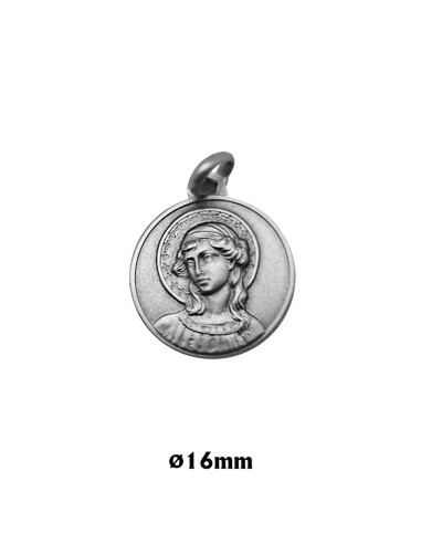 Medalla Plata 16Mm San Gabriel Arcangel