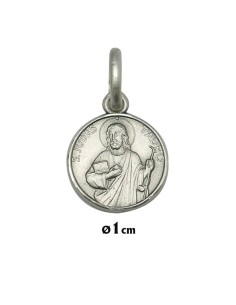 Medalla Plata 18Mm Santa...