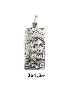 Colgante Plata Rectangular...