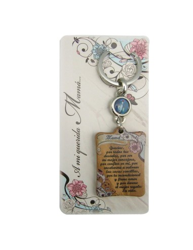 Llavero Madera Olivo Con Texto Para...