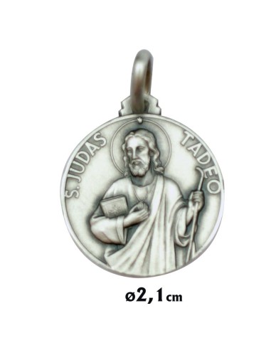 Medalla Plata 18Mm San Judas Tadeo