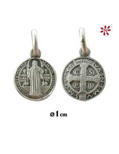 Medalla Plata 10Mm San Benito