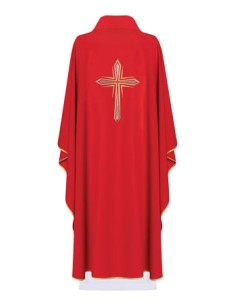 Casulla bordada Cruz grande...