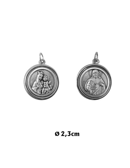 Medalla Plata 18Mm San Benito