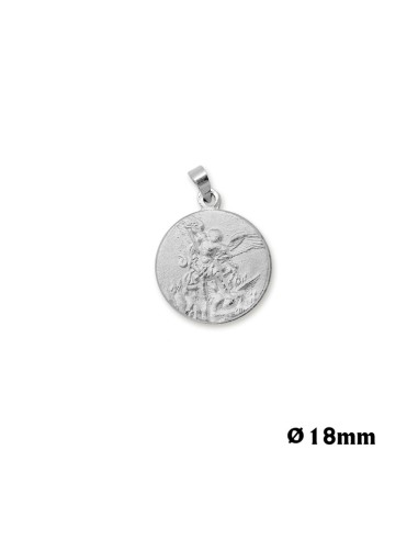 Medalla Plata San Miguel 18Mm