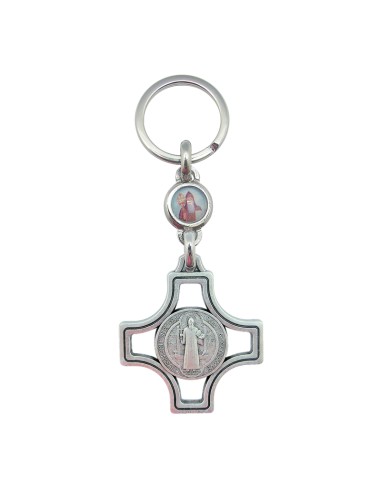 Llavero Metal San Benito Cruz 40X40mm...