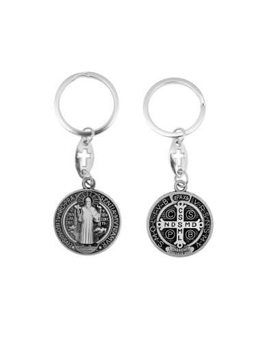 Llavero Metal San Benito 3Cm Doble...