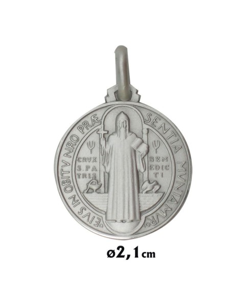 Medalla Plata 21Mm San Benito