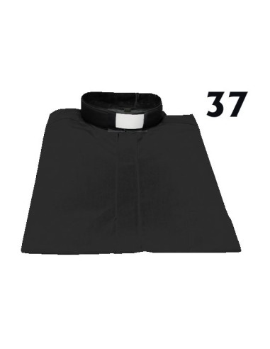 Camisa Sacerdote Negra MC Talla 37