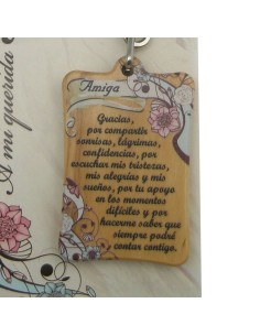 Llavero Madera Olivo Con...