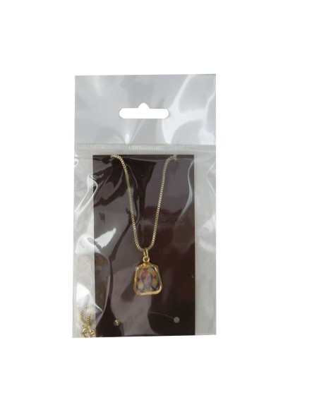 Medalla Dorada Foto Con Cadena 4 Modelos Personalizable