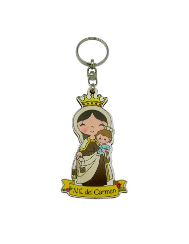 Llavero Metal Virgen Milagrosa Oval...