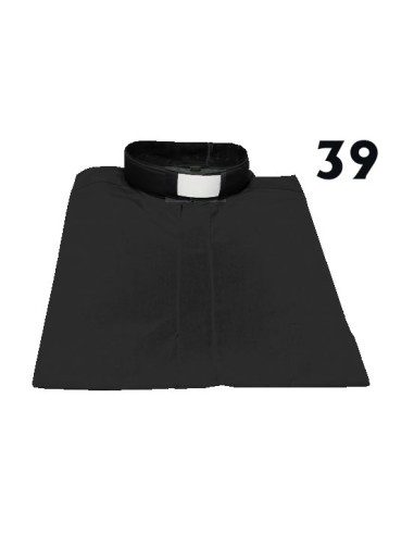 Camisa Sacerdote Negra MC Talla 39