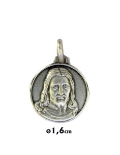 Medalla Plata 16mm Rostro...
