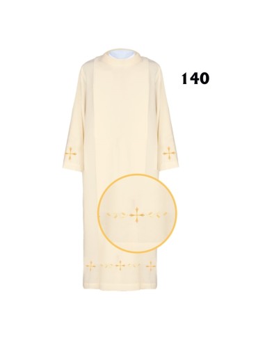 Alba Lisa Blanca Cuello Redondo Con...