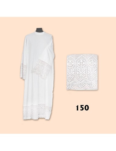 Alba Canonigo Con Puntilla Cruz...